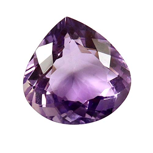 アメジスト ナチュラルカット ファセット梨 ルースジェムストーン 7.9カラット Jr09-B07VY2FGMRNAMZ