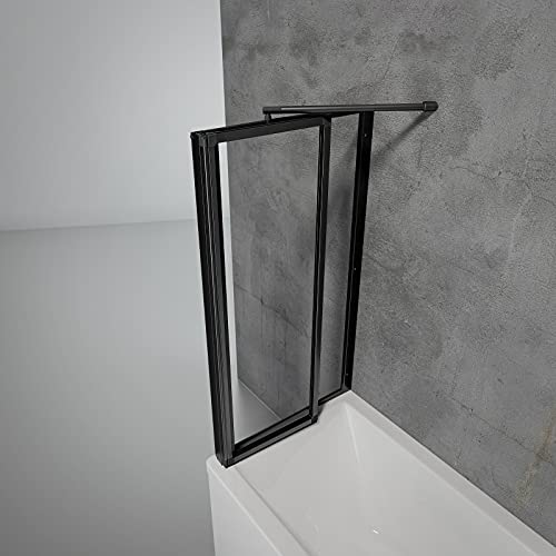 Badewannenfaltwand Schulte Duschwand Smart 121 cm mit Seitenwand