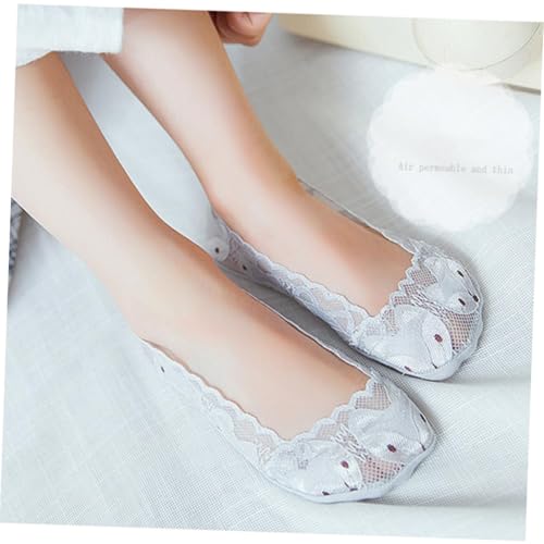 6pairs Invisible Socks Girl Low Cut Ankle Socks Cartoon Pattern s - Random Color4