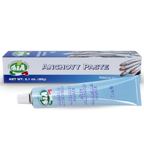 IA Anchovy Paste Ready to Use in a 2.12oz (60g) Tube, Ideal for S...