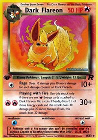 Pokemon - Dark Flareon (35) - Team Rocket