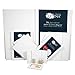 Produktbild Artina FSC Keilrahmen 14er Set Akademie 50x70, 30x40, 24x30, 13x18 cm - Leinwand Set Maltuch aus 100% Baumwolle Leinwände 280 g/m² - Keilrahmenset Leinwand zum Bemalen für Acryl, Aquarell, Öl uvm