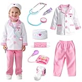 Lehoo Castle Sets De Juego De Doctor para Niños, Disfraz De Doctor, Disfraz para Niños Pequeños, Juego De SimulacióN...
