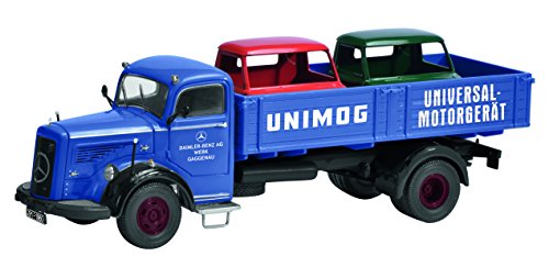 Modèle réduit Schuco 450302600, réplique camion Mercedes L6600 Werkverkehr 1:43