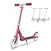 Scooter De PatíN para NiñOs - Plegable - Ruedas De PU - Manillar Ajustable - para NiñOs Y NiñAs De 8 AñOs O MáS, Carga 100 Kg,Pink