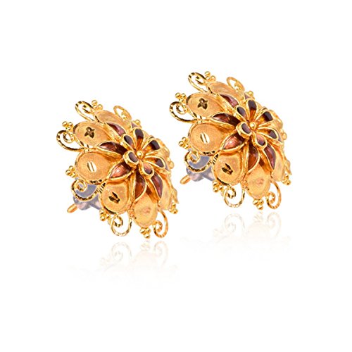 Buy Senco Gold 22k 916 Yellow Gold Pasha Stud Earrings At Amazon In Buy Senco Gold 22k 916 Yellow Gold Pasha Stud Earrings At Amazon In