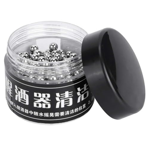 Image of Decanter Beads, 300Pcs 4mm Stainless Steel balls Cleaner for Wine Decanter Hookah Carafe and Vase