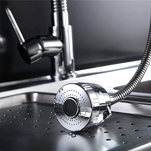 Robinet de cuisine mitigeur évier douchette ressort laiton moderne - 5