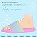 WateLves Girls & Boys Slide Sandals Kids Summer Slippers Slip On for Outdoor Beach Pool Shower (Little Kid/Big Kid) (Rainbow, 30/31)