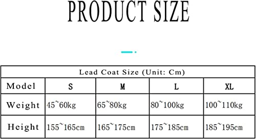 Ropa protectora de rayos X AADECOR con blindaje de doble cara y mangas para chequeo 7