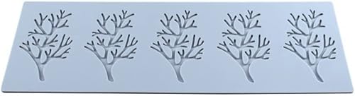 Miniatura 4 de Molde de caramelo de hojas huecas 3D de hojas de coral, moldes de chocolate, moldes de silicona para fondant de encaje, molde para pastel, molde de