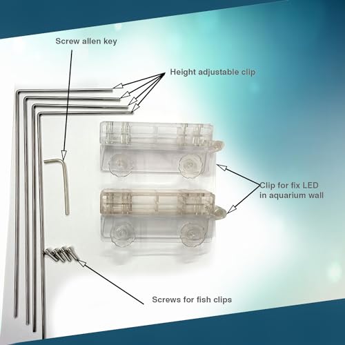 Image of Jainsons Pet Products Aquarium Fish Tank for Planted /Nature Aquarium Lighting Slim Bright Planted MinJiang Aquarium White LED Light (XP-300 |16 W | Suitable for 30-40 cm Aquarium)