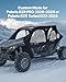 VEVOR Cab Enclosure Upper Doors, Compatible with Polaris RZR PRO 2020-2024/Polaris RZR Turbo 2022-2024, Soft Upper Doors, Upgraded Zipper UTV Soft Side Window Kit, Fit with Side Mirror and Windshields