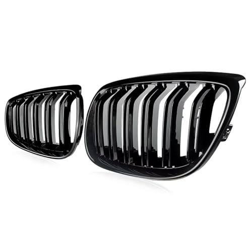Calandre Noire Brillante Double Lamelle pour BMW Série 3 E92
