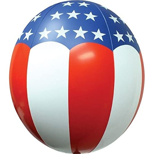 Maple City Rubber Balloon Gizmo Standard 17" Balloons - Stars & Stripes