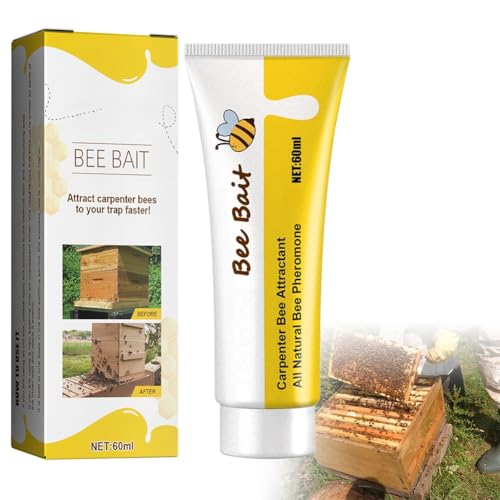 Gel Atrayente de Abejas para Apicultura, Capturador de Abejas Silvestres de Exterior, Capturador Líquido de Enjambres de Colmenas, Atrayente de Abejas, Trampas para Abejas, para Granja, 60ml