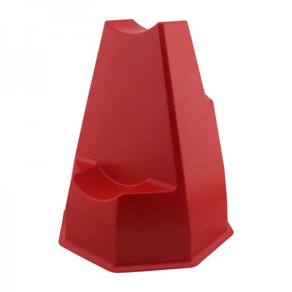 Brama West Lot de 2 blocs d'obstacles Pylonetti - Pour toutes les barres standard - Bloc d'obstacles - L 30 cm H 35 cm P 30 cm - Rouge