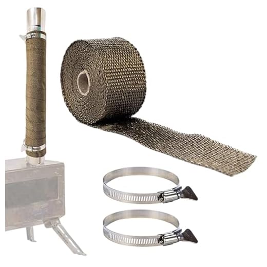 Genérico Cinta Para Tubos - Protección Contra Quemaduras De Chimenea | Cinta Protectora Extraíble Para Cables Eléctricos, Calentadores, Chimenea, Tubo de Escape