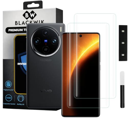 Image of Blackwik UV Curved Tempered Glass for Vivo X100 / Vivo X100 Pro | 2-Pack