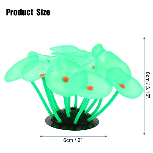 VOCOSTE Aquarium Simulation Coral Aquatic Plant, Fish Tank Decoration, Green - Image 4