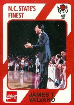 Amazon.com: Coach James Jim Valvano Basketball Card (N.C. North ...