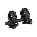 UTG Integral 1" Med-pro QD Ring Mount, 2 Top Slots,95mm Base