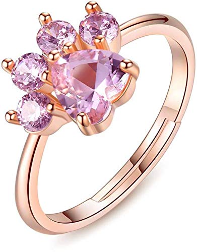 dc jewels Alloy and Cubic Zirconia Adjustable Ring for Girls