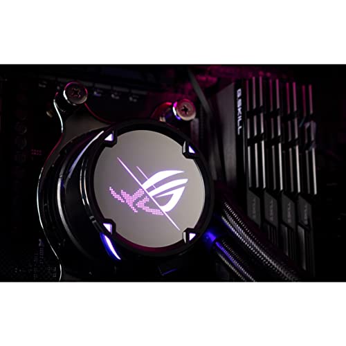 Image of ASUS ROG Strix LC II 240 All-in-one AIO Liquid CPU Cooler 240mm Radiator, Intel LGA1700, 115x /2066 and AMD AM4 /TR4 Support,2x120mm 4-pin PWM Fans