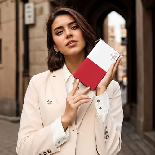 Cartera de mano de Malta versátil con espacio amplio para organizar monedas y móvil 7