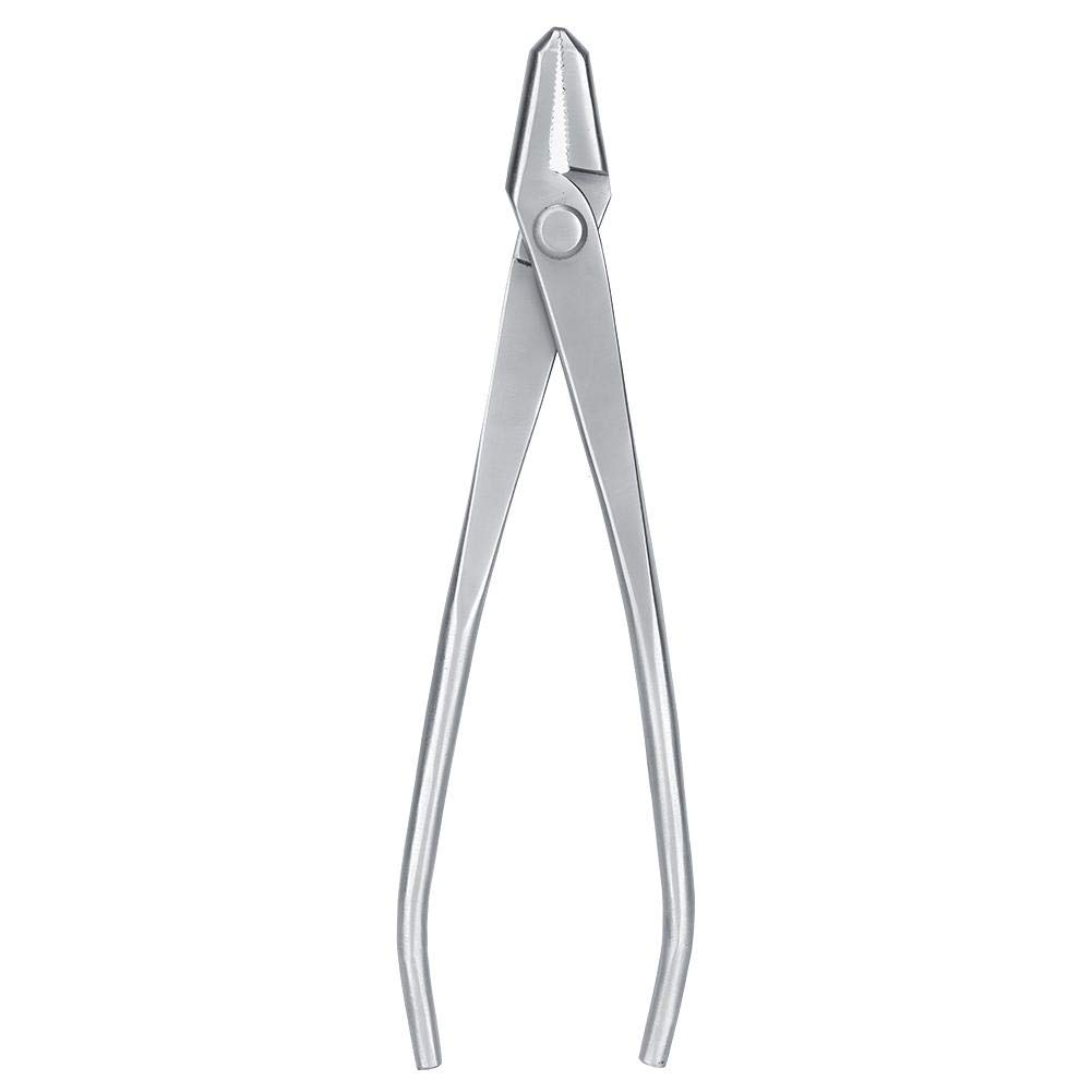Bonsai Cutter Tool, Gartenpflege Edelstahl Knopfschneider mit runder Kante Gartenarbeit Schneidzange Bonsai Tools