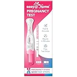 Easy@Home Pregnancy Test Combo Kit: 9 Count - 3 Early Detection Test Sticks & 6 hCG Strips - Home Pregnancy Tests with Precise Results - Easy to Use Fertility Tests