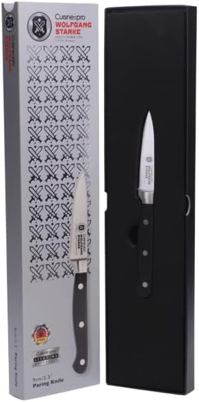 CUISINE::PRO® Wolfgang Starke 3.5 Inch Paring Knife - Professional German Premium Quality Stainless Steel Small Kitchen Knife