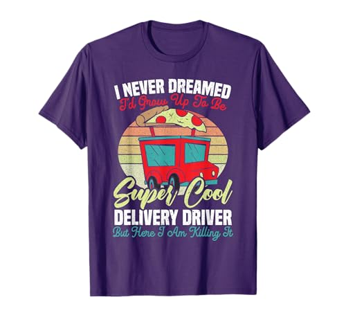 Food Delivery Ride Job Courier Stemi Apparel Cool Delivery Driver Courier Food Delivery T-Shirt