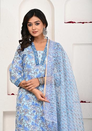 Image of FABNEX kurta set for women | Women Kurta | Women Kurta Sets Kurtis | Women Kurta Pant Set | Women Kurta Pant Set Women Kurti Set with Pant (K-65-66)