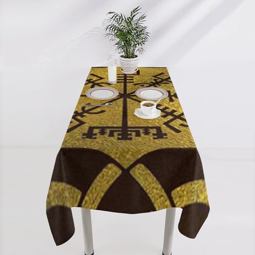 Nappe Viking résistante aux taches nappe cuisine durable 55x75 - 4