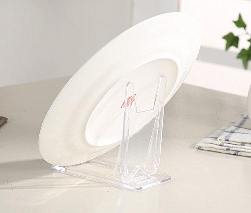 image for Artliving Two Part Adjustable Clear Acrylic Plastic Display Stand Ease