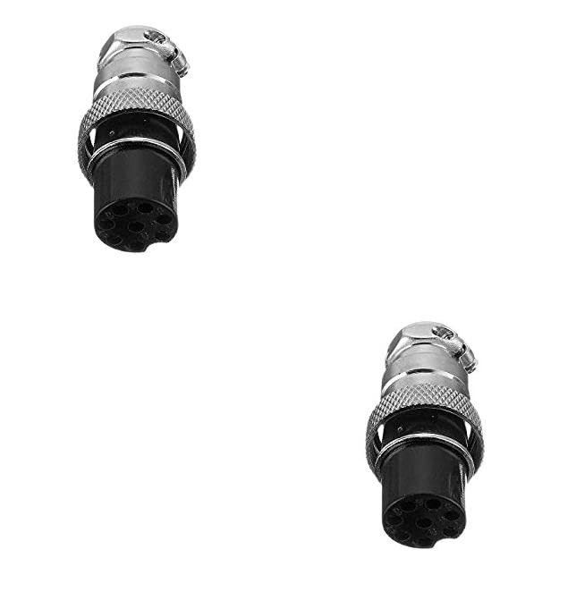 (2 pc) FlyRobo GX16 8 pin Female Core Aviation Socket Connector-image-33