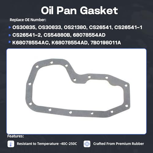 Image of 3.6 Oil Pan Gasket Fit for Chrysler Dodge Jeep Ram 2011-2015 CS26541-1