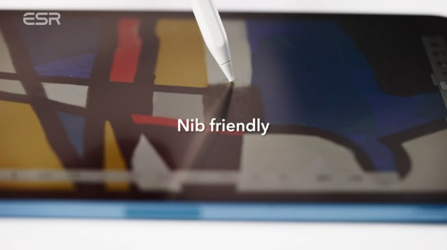 ESR Paper-Feel Screen Protector for iPad Air 5/iPad Air 4 (2022/2020, 10.9 inch), and iPad Pro 11 (2021/2020/2018), Write and Draw Like on Paper, Face ID and Pencil Compatible, Matte Polymer, 2 Pack