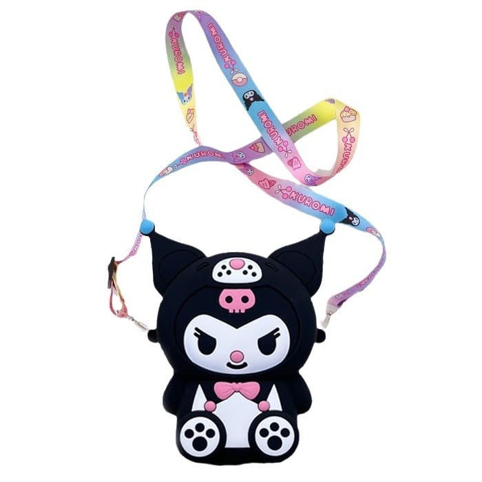 PALAY®Kuromi Purse for Girls, Kawaii Small Bag for Girls Silicone Girls Purse Mini Bag Cartoon Cute Bags for Girls Daily Casual Coin Purse Phone Pouch Fashion Sling Bag for Girls 4.33*5.9*1.57 Inch (B0D478KLD4) Amazon Price History, Amazon Price Tracker