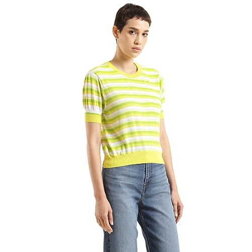 Image of Levi's Women's Cotton Regular Striped Top