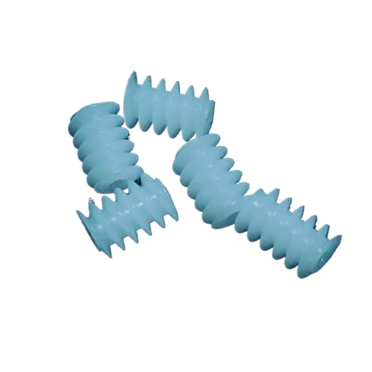 Shaft Pinion 5pcs 6x6mm Plastic Worm Gear 0.5 Module 1.5mm 2mm Bore Worm Rod DIY Toy Model Gear Pinion Motor Transmission(2MM BORE)