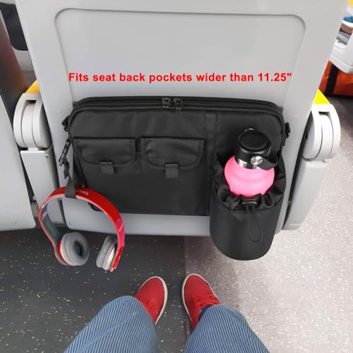 Cosmos TRL-SEAT-BACK-ORG-0605 Airplane Seatback Organizer Flight Seat Back Storage Bag Hanging Pocket thumb #5