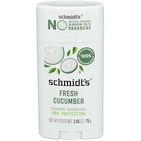 SCHMIDTS DEODORANT Fresh Cucumber Deodorant, 2.65 OZ Cover