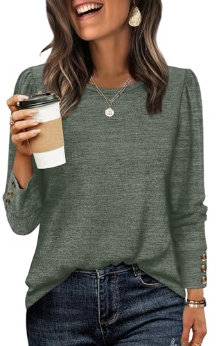 WIHOLL Tunics or Tops to Wear with Leggings for Women Loose Fit Dressy Tunic Sweaters 2025 Fall Long...