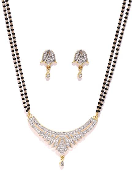 MSclassy Stylish Artificial Gold-Plated Mangalsutra Set for Women - Elegant Pendant with Chain - Fashionable Mangalsutra Set (B0BW6G4X64) Amazon Price History, Amazon Price Tracker