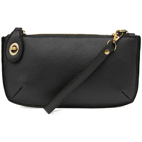 Image of Joy Susan Women's Fashion Purse Mini Crossbody Wristlet Clutch Handbag - Black