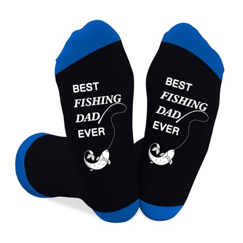 Coopyin Fathers Day Fishing Dad Gifts Christmas Birthday Stocking Stuffers Valentines Retirement New Years Thank You Best Gift Ideas Dad Fishing Gifts Unique Sentimental Fish Socks