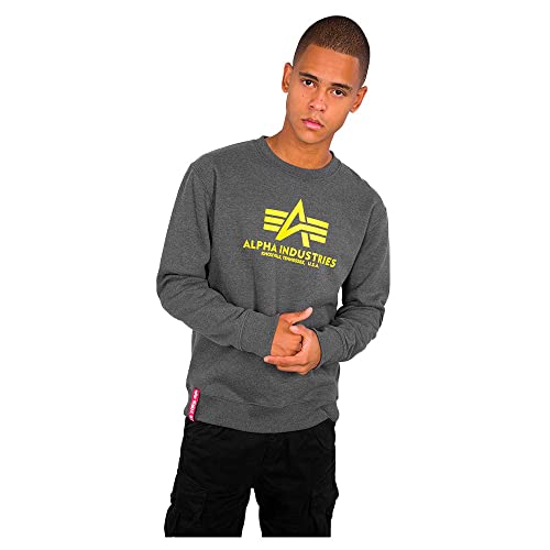 Sweatshirt Alpha Industries vêtement mode homme pull col rond décontracté 178302np
