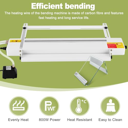 Cintreuse acrylique réglable 0-90° pour le thermoformage du plastique - 8